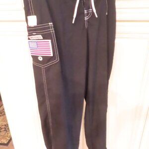 NEW Plastic Co. UNISEX Active Street wear Polyester Jog Pegged Leg Pants 32"x31"